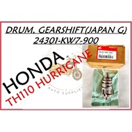 HONDA TH110 HURRICANE JAPAN ORIGINAL DRUM, GEARSHIFT [Part Number :- 24301-KW7-900]