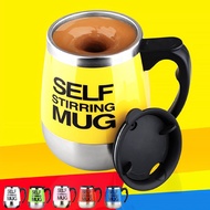 Large Capacity 450ml Self Stirring Mug Durable Electric Auto Mixing Stainless Steel Cup Milk Hot Cho