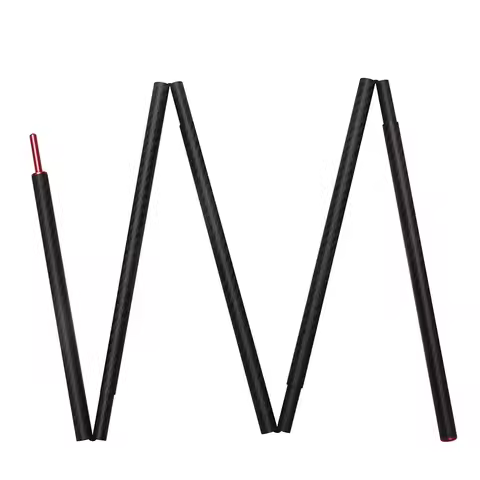 UL Carbon Fiber 125/135/160CM Easy Carry 99to127Grams 13MM Diameter Tent Support pole FIT 3F Lanshan