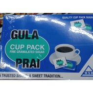 Gula Prai Cup Pack Fine Granulated Sugar (100 Sachet x 5g)