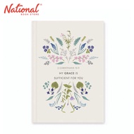 Elim Journal Notebook Floral Hardcover - 2 Corinthians 12:9 - School & Office Supplies