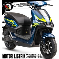 CUTTING STICKER STRIPING ELECTRIC MOTORCYCLE/ ELECTRIC BIKE STICKER YADEA T9/T9L ELECTRIC MOTORCYCLE