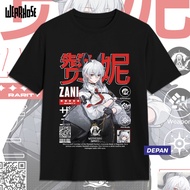 ZANI WETHERING WAVES T-SHIRTS ZANI WUWA Anime Game T-Shirts Unisex Men Women Wearhose Tops