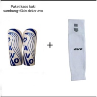 Package of connected socks + skin deder brand avo