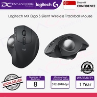 Logitech MX Ergo S Silent Wireless Trackball Mouse - 910-007261