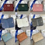 Latest Style Series Dior Dior Ladies Card Holder Dior Caro Dandelion Card Holder Short Wallet Wallet