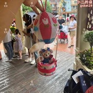 上海迪士尼國內達菲雪莉玫熱氣球卡通可愛掛飾裝飾品生日禮物