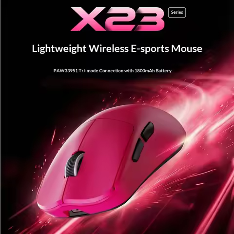 Eweadn X23 Wireless Gaming Mouse Lightweight 56g Small Hands Dual 8k Low Latency Wired Bluetooth For