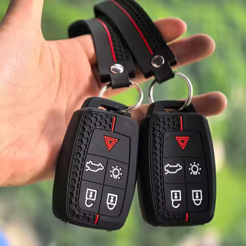 Silicone Key Case Fob For Volvo XC90 C70 S60 D5 V50 S40 C30 Keyless Remote Key Cover Shell Skin Hold