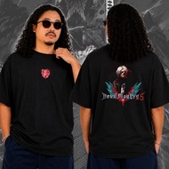 T-shirt DEVIL May Cry DANTE DmC 5 - Distro shirt short sleeve black combed 24s