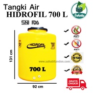 Tandon Air/Tangki Air/Toren Air Murah Hidrofil 700 Liter Invoice