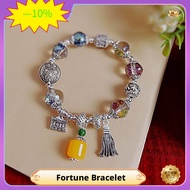 [Hot-selling Hot-selling] Energy Bracelet Women's Consecrated Safe Buckle Necklace Enamel Colorful R