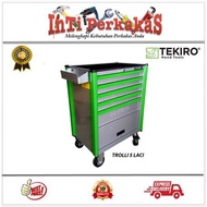 Roller Cabinet 5 Drawer isi 97 Pcs Tekiro / Trolli 5 Laci mekanik