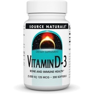 Naturals, Vitamin D-3 1000 IU - 200 Softgels