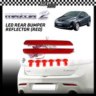 SAXO LED Rear Bumper Reflector (Red) Mazda 2