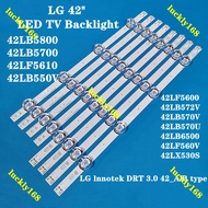 Backlight Strip LED 8pcs for LG 42LB5800 42LB5700 42LF5610 42LB550V 42LF5600 42LB572V 42LB570V 42LB5