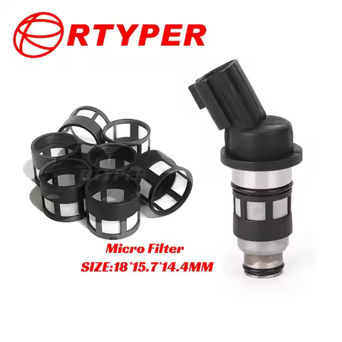 100 PCS Fuel Injector Micro Filter Ring Type Filter 12018 For Nissan Sunny ALMERA Sentra 1.6L JS50-1