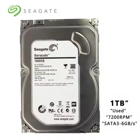 Seagate Brand 1TB Desktop PC 3.5" Internal Mechanical Hard disk SATA 3-6Gb/s HDD 1000 GB 7200 RPM 8 