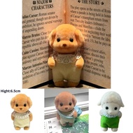 4.5cm Charming Movable Plush Poodle Toy In Cute Design Ideal Gift Giving For