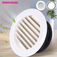 TasteExterior Wall Air Vent Grille Plastic Round Air Exhaust Vent Grille Duc