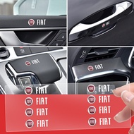 5/10pcs Universal 3D Car Motorcycle Badge Sticker Decal Decor For Fiat 500 Punto 124 125 500 Bravo S