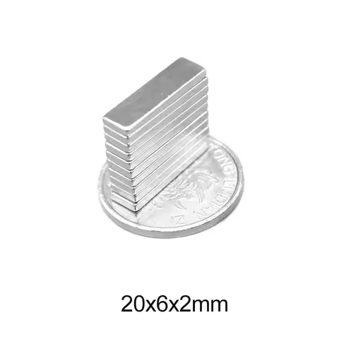 20x6x2 mm Powerful Quadrate Magnet 20x6x2mm For Home Refrigerators, Offices DIY 20*6*2 mm