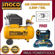 INGCO INDUSTRIAL 2.5HP/50L Air Compressor AC25508P With Toolset