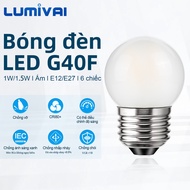 LUMIVAL G40F frosted light bulb LED E12  E27 warm white light energy-saving glass bulb