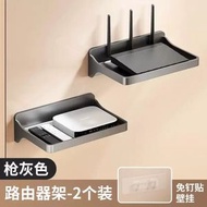 路由器放置架免打孔光貓wifi機上盒置物架客廳攝像頭監控支架壁掛