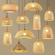 Japanese Muji Pendant Lamp Rattan Lampu Bamboo Pendant Light Muji Chandelier Ceiling Light Lampu Hia
