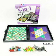 5 in 1 magnetic chess toy Set