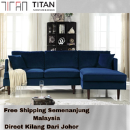 TITAN Old Hollywood sofa 3 Seater sofa L shape sofa L shape sofa ruang tamu