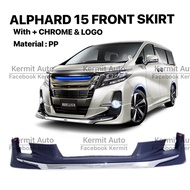 TOYOTA ALPHARD 2015 -2017 MODELLISTA FRONT SKIRT LIP BODYKIT 15 16 17 2016 2017 / BODY KIT