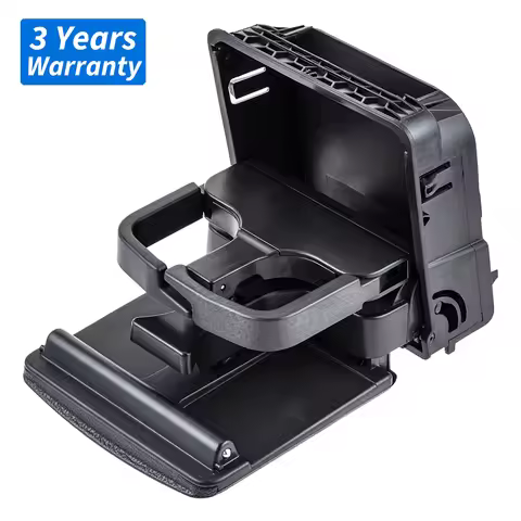 Rear Black Console Cup Holder 1K0862532F,1K0862532G9B9 For VW Eos Golf GTI R32 Rabbit 2.0L 2.5L 3.0L