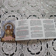 Sacred prayer pocket size from Manaoag