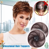 HUISHU Toupee 100% Human Hair Wig Women Beauty Cover Up Baldness Hair Topper