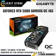 GIGABYTE GeForce RTX™ 5080 GAMING OC 16G - GDDR7 / 2730 MHz Graphics Card - GV-N5080GAMING OC-16GD