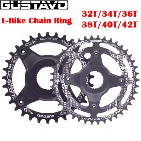 GUSTAVO Chain Wheel For BAFANG Mid Motor M500-G520 M600-G521 M620-G510 Motor Compatible with 9-12 sp