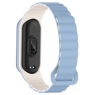 Magnetic Bracelet for Mi Band 7 Strap Accessorie Sport Silicone Rubber SmartWatch pulseira Belt correa Xiaomi MiBand 4 6 5 strap
