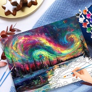 1pc Paint By Numbers Kit For Adults, DIY Canvas Painting Set With Acrylic Paints & Brushes, Frameles