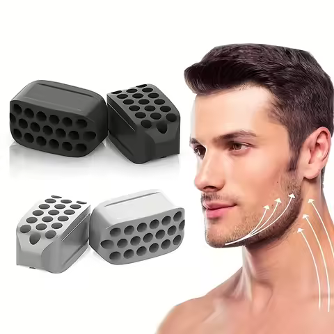 Masseter Muscle Training Ball - Silicone Jawline Trainer for Strengthening Masseter Muscles and Shap