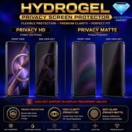 Infinix GT 50 Pro / GT 30 Pro / GT 30 / GT 20 Pro / GT 10 Pro Privacy Hydrogel Screen Protector