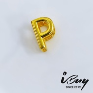 IBUY 916 Gold P Alphabet Charm 22K (916)