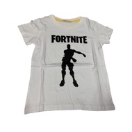 Fashion Girl &amp; Boy White Elastic Fortnite Tshirts