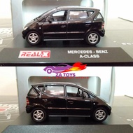 HITAM Diecast Mercedes Benz A-Class Black By Real-X Scale 1:72 BS27