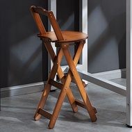 Foldable Bar Stool High Stool Home Cashier Bar Dining Room Chair Living Room Support