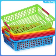 6 Pcs Organizer Tray Paper Classroom Bins for Organization Turn 34.50X25.00X8.00CM PP