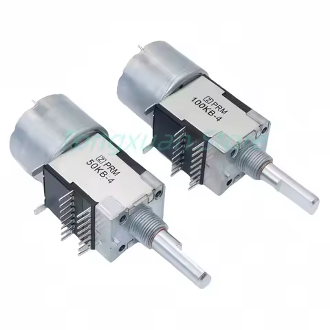 1PC RK168 Motor Machine Drive Volume Potentiometer Double Row 16Pins B50K B100Kx4 Stereo Amplifier A