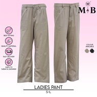 MNB Ladies Pants (LP1079) Women Trousers Fashion Soft Linen Long Pants Slack