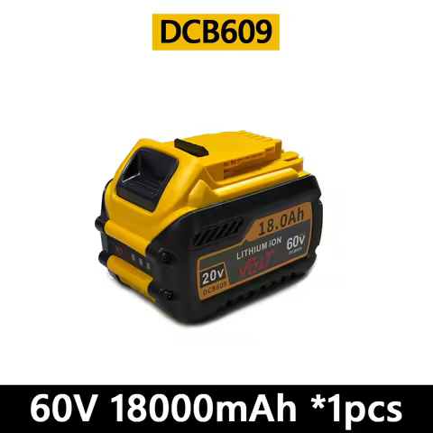 For DEWALT Battery 60V 18.0AH, Rechargeable Lithium-ion Battery, DEWALT，DCB609，DCB118， Fast Charging